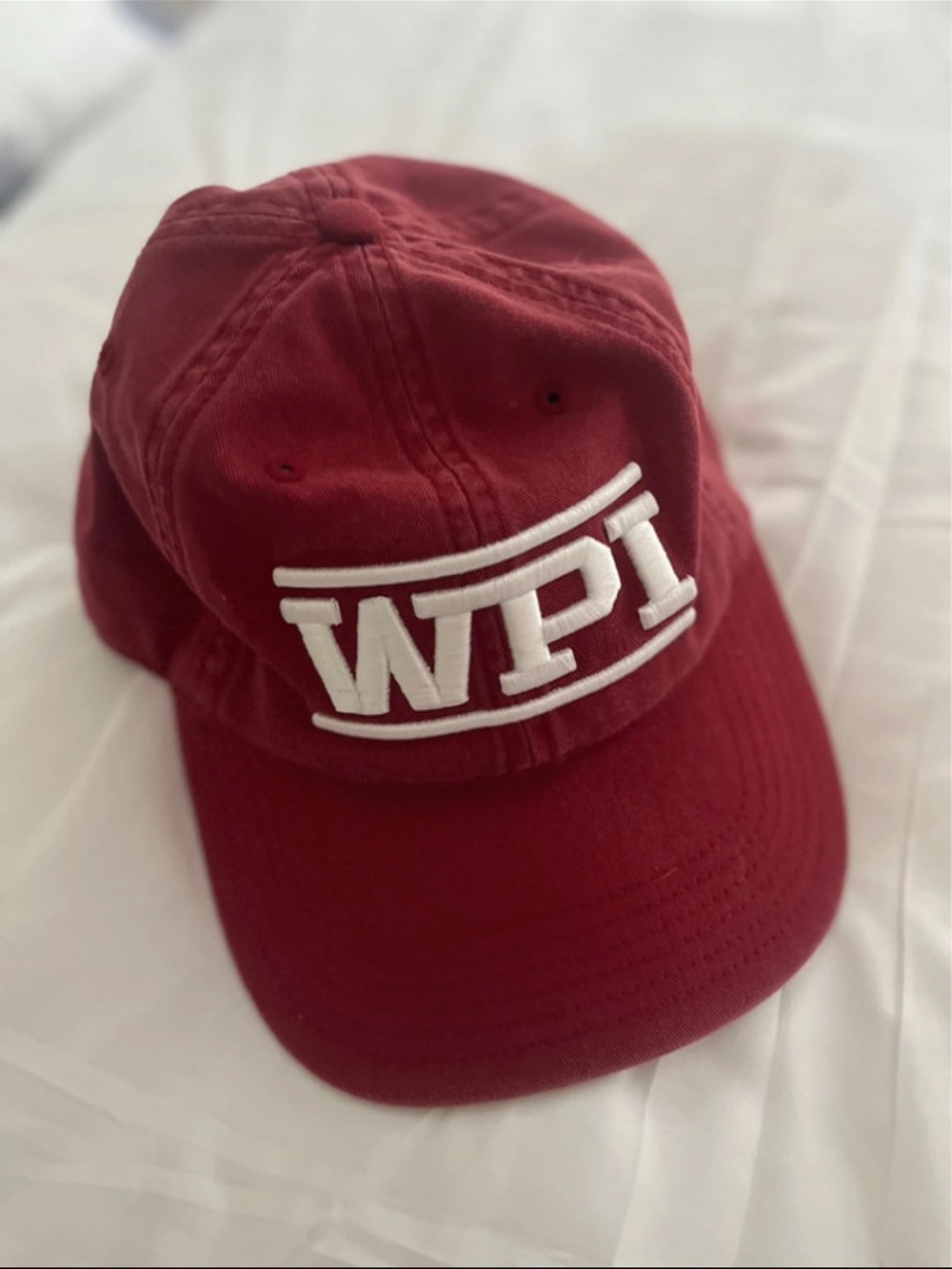 Legacy WPI Embroidered Maroon Cap - Picture 2 of 4